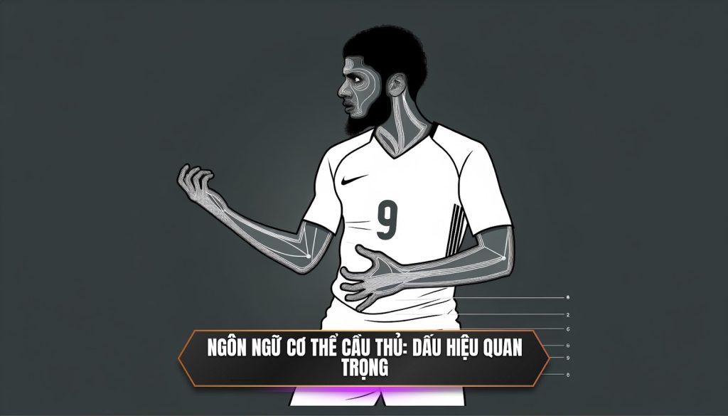 Ngôn ngữ cơ thể cầu thủ: dấu hiệu quan trọng